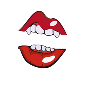 Beißende Lippen
