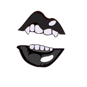 Beißende Lippen