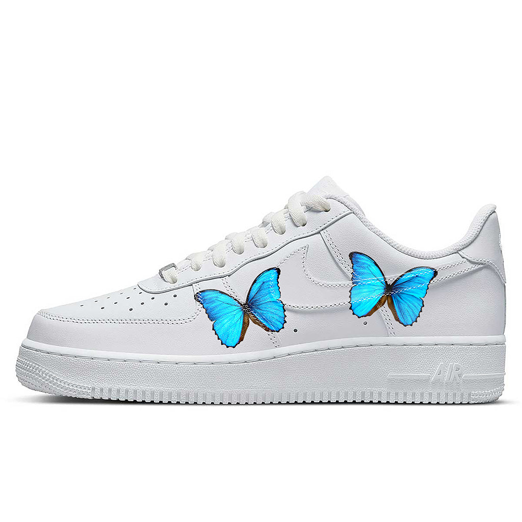 sneaker schmetterling aufkleber